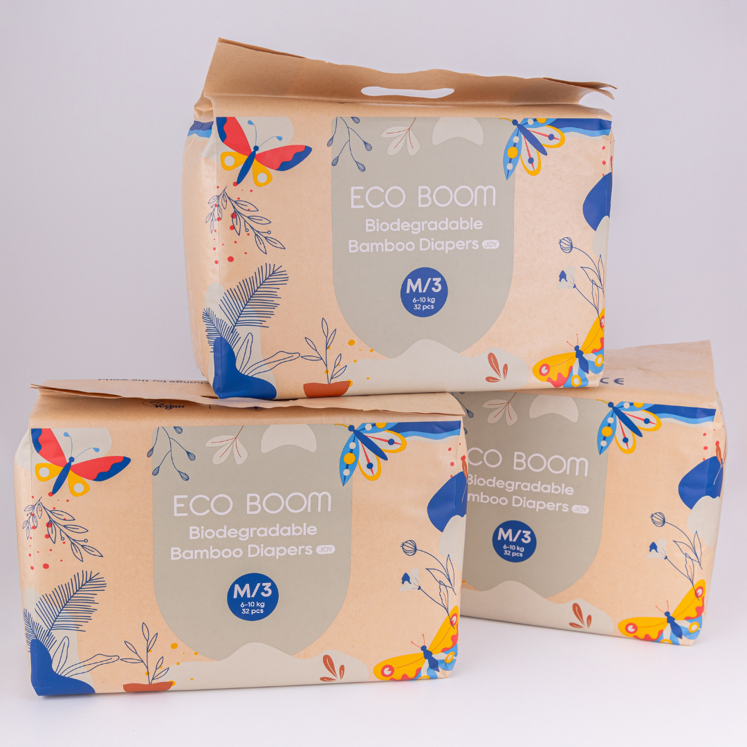 BebeBums Pañales de Bambú Eco Boom Joy