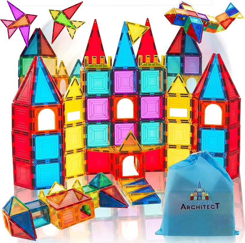 MagnaFun. Set de 78 piezas magnéticas (3+)