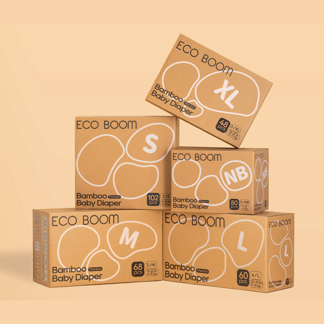 Pañales Premium Eco Boom – Caja Grande Bebebums