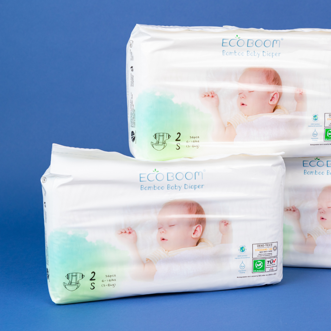Pañales Premium Eco Boom – Pack pequeño Bebebums