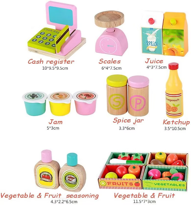 Mercadito Supermercado en tamaño real (3+)