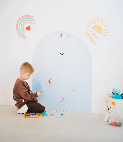 Tablero magnético adhesivo para pared (2+)