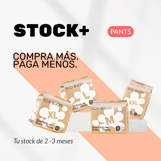 STOCK+ Pants Eco Boom [Caja de 8 Packs]