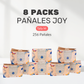 STOCK+ Pañales JOY Eco Boom [Caja de 8 Packs]