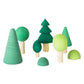 Juego de árboles de madera (2+)