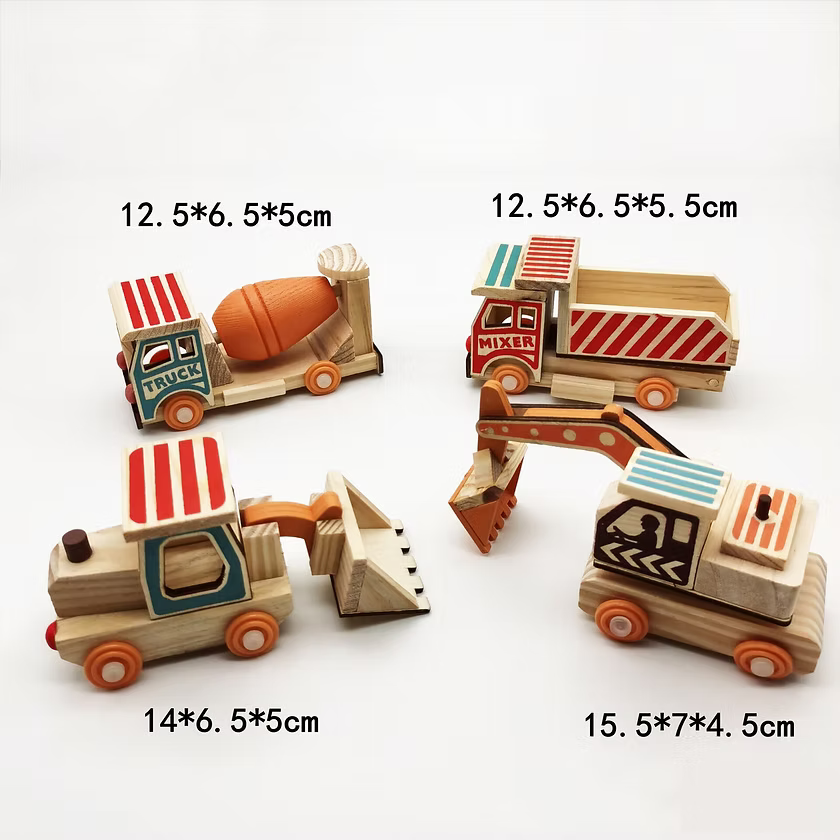 Camión transportador de camiones en madera (2+)