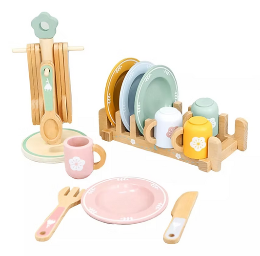 Juego de comedor de 4 puestos (18m+)