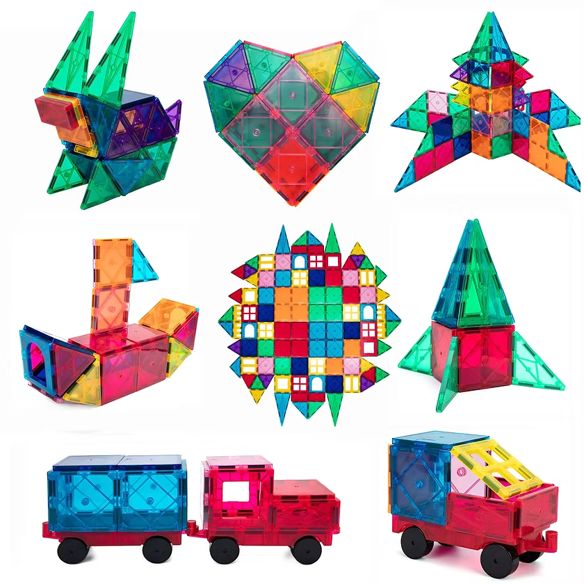 MagnaFun. Set de 78 piezas magnéticas (3+)