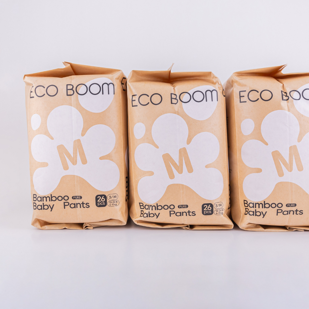 Pañales Eco Boom Pants – Estilo pull-up Bebebums
