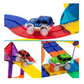 Pista de Magna tiles, con carritos automáticos (3+)