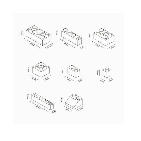 Set de 1500 bloques de construcción (3+)