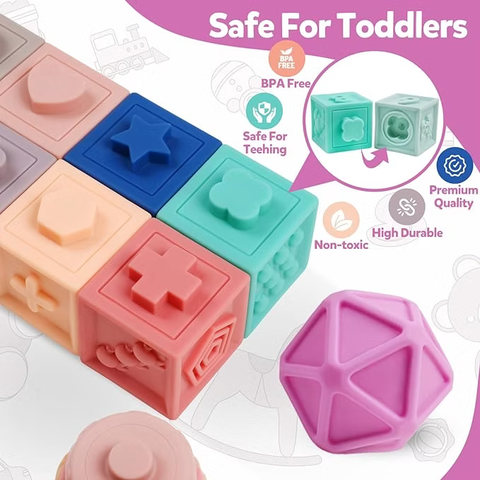 Set de Juguetes de Silicona (0-12m)