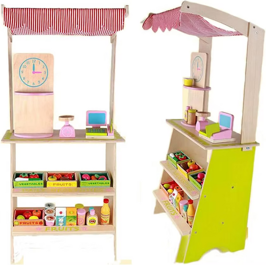 Mercadito Supermercado en tamaño real (3+)