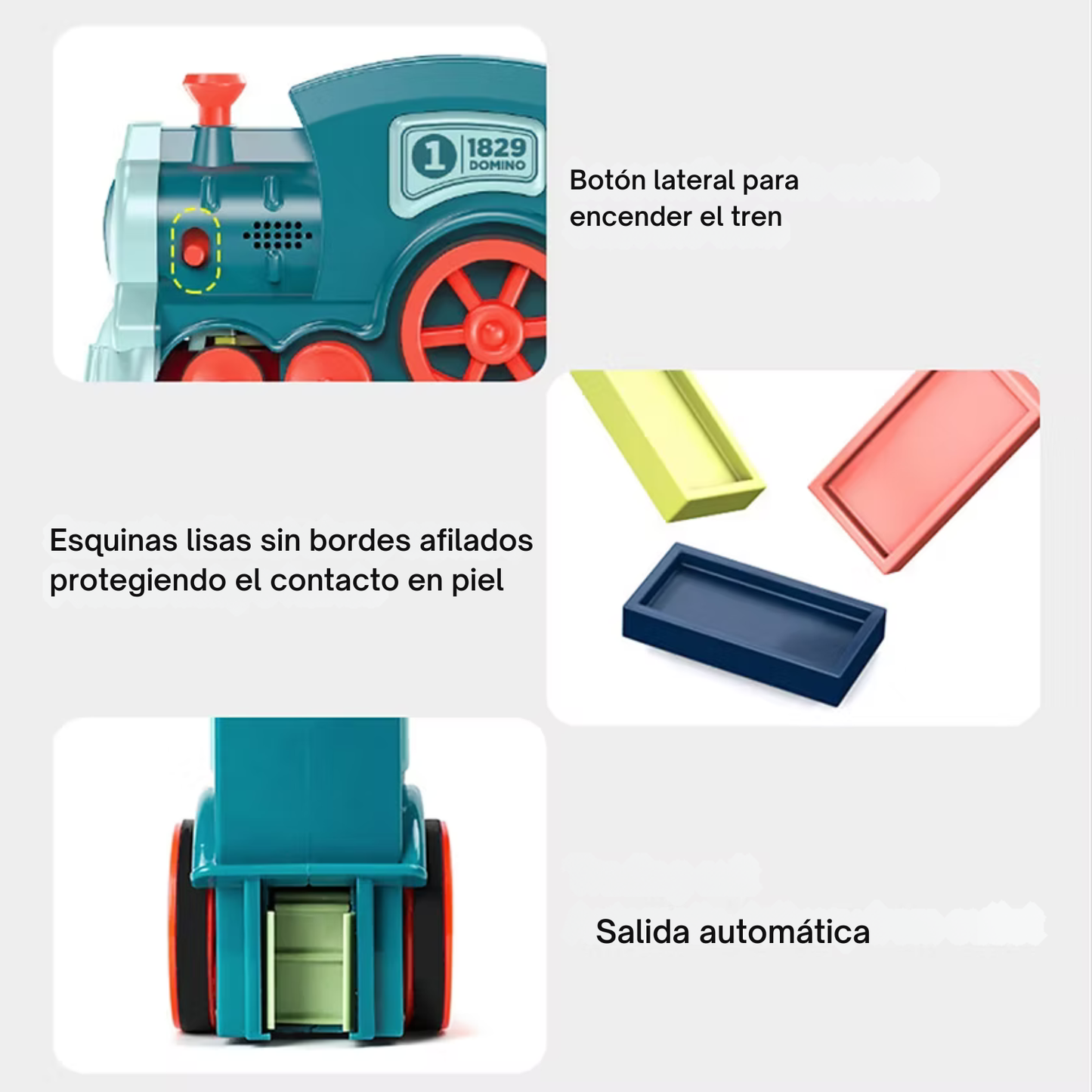 Tren dispensador de dominós (3+)